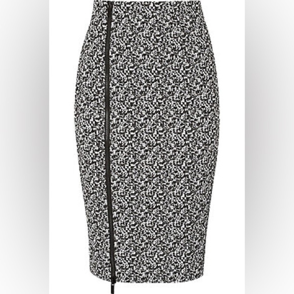 Like New Elizabeth and James Lionna Zip Midi Pencil Skirt